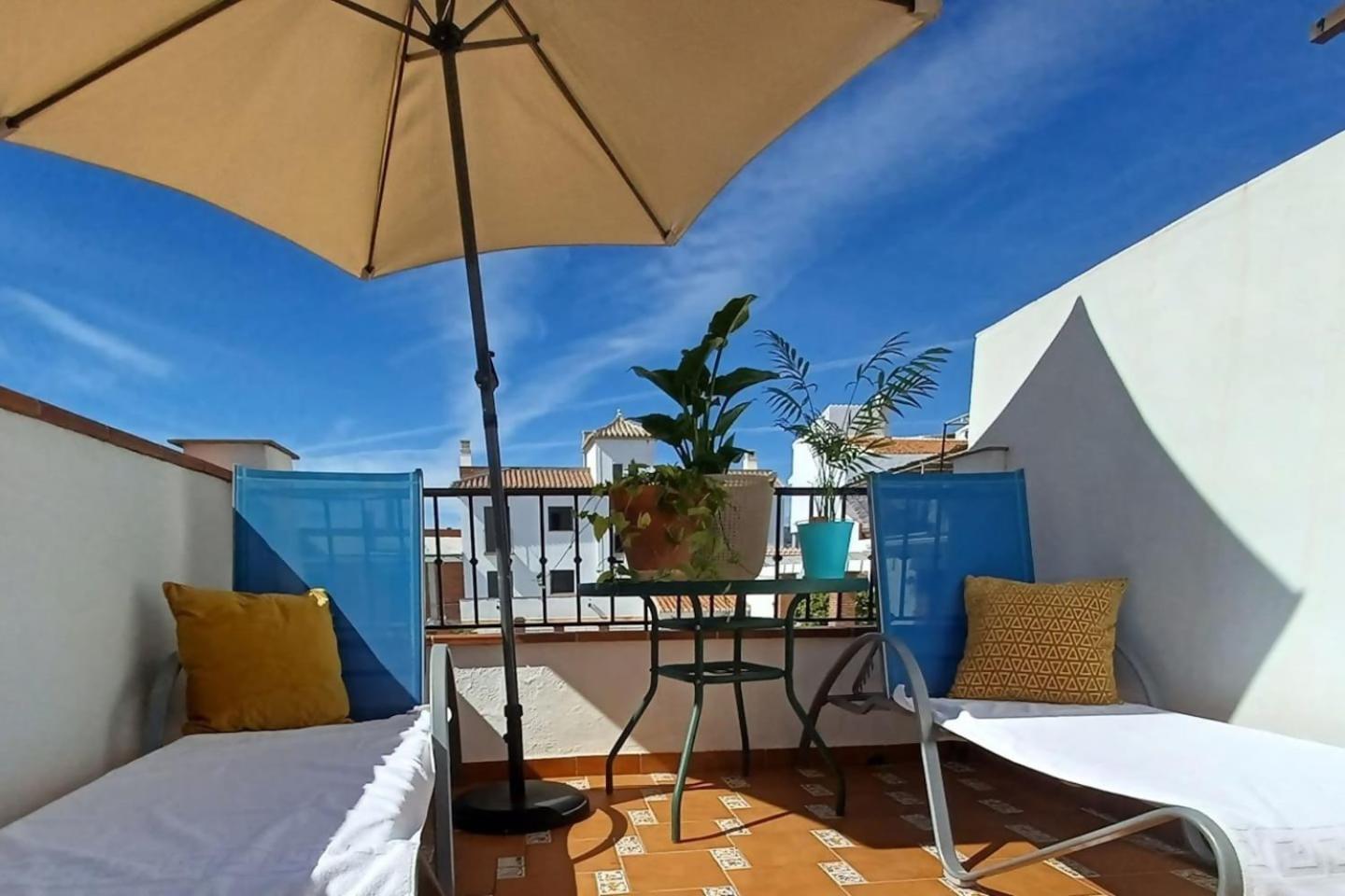 Tipica Casa En Frigiliana Con Patio Y Terraza Exterior foto