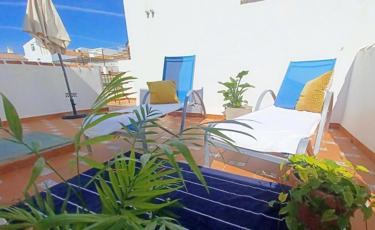 Tipica Casa En Frigiliana Con Patio Y Terraza Exterior foto