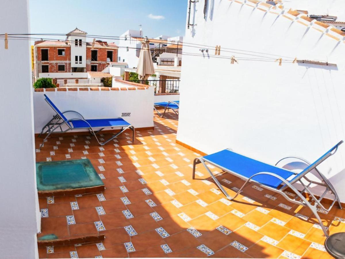 Tipica Casa En Frigiliana Con Patio Y Terraza Exterior foto