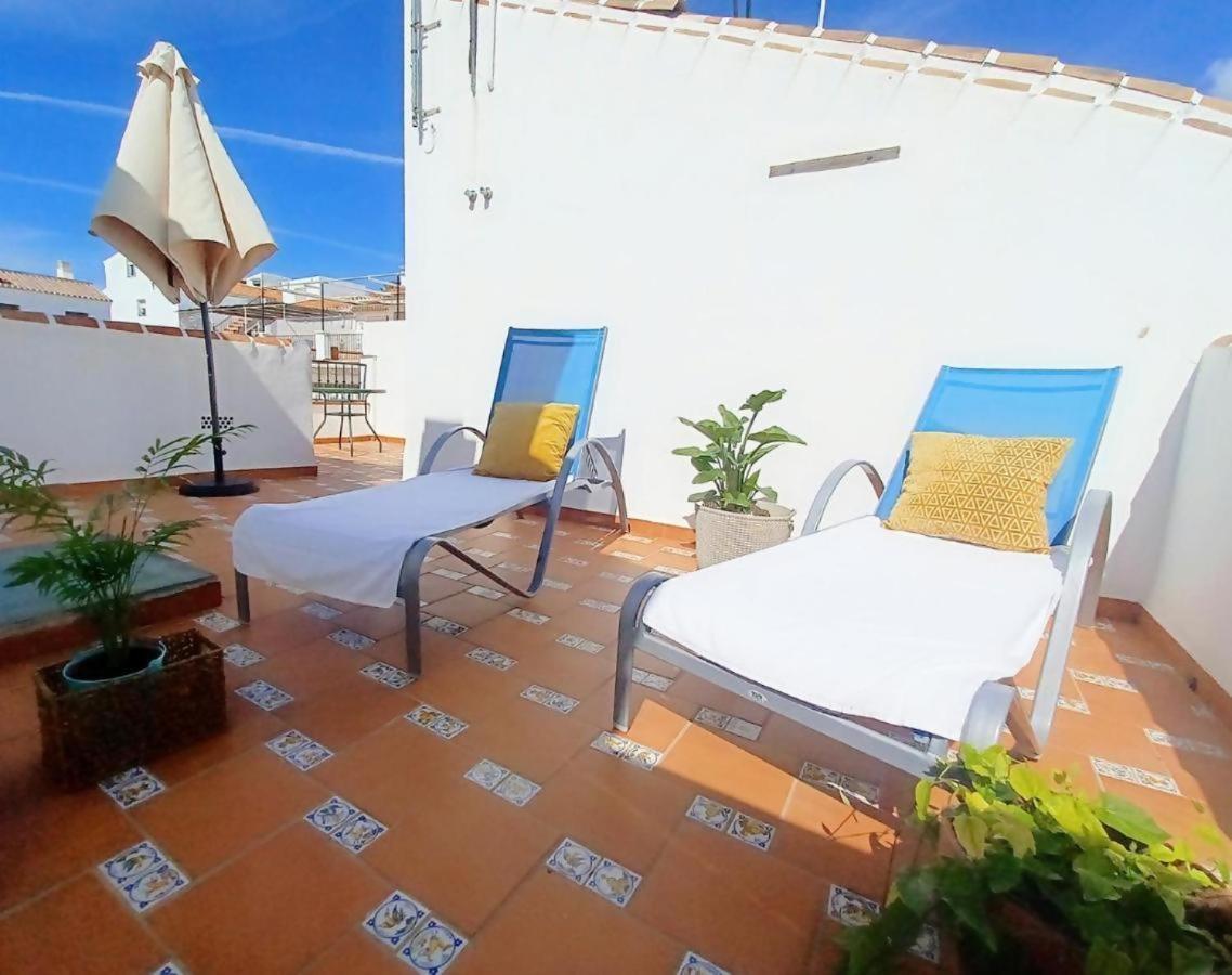 Tipica Casa En Frigiliana Con Patio Y Terraza Exterior foto